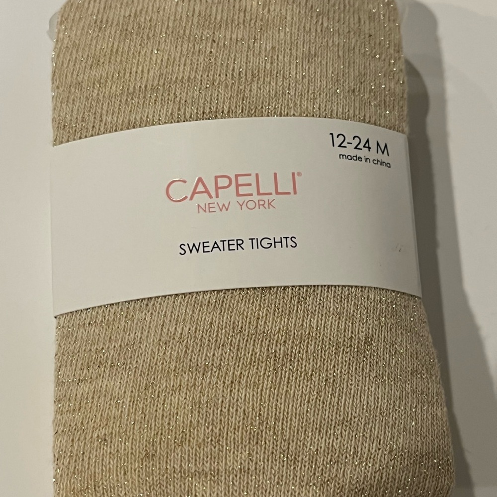 Capelli New York Infant Sweater Tights size 12-24 Months